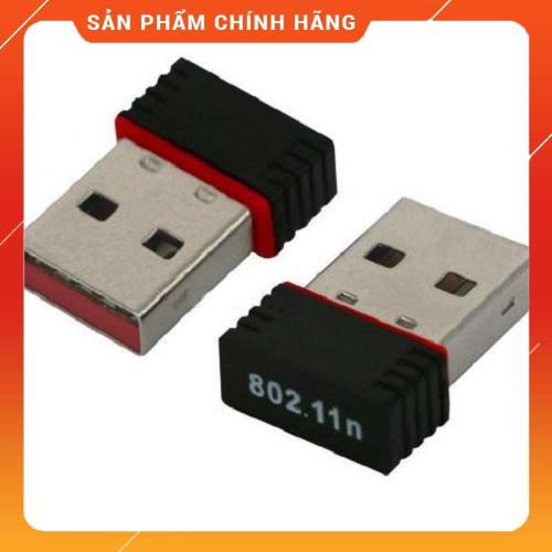 Xả Kho- USB thu sóng Wifi RTL8188 siêu nhỏ cực gọn tốc độ 150/300/450Mbps
