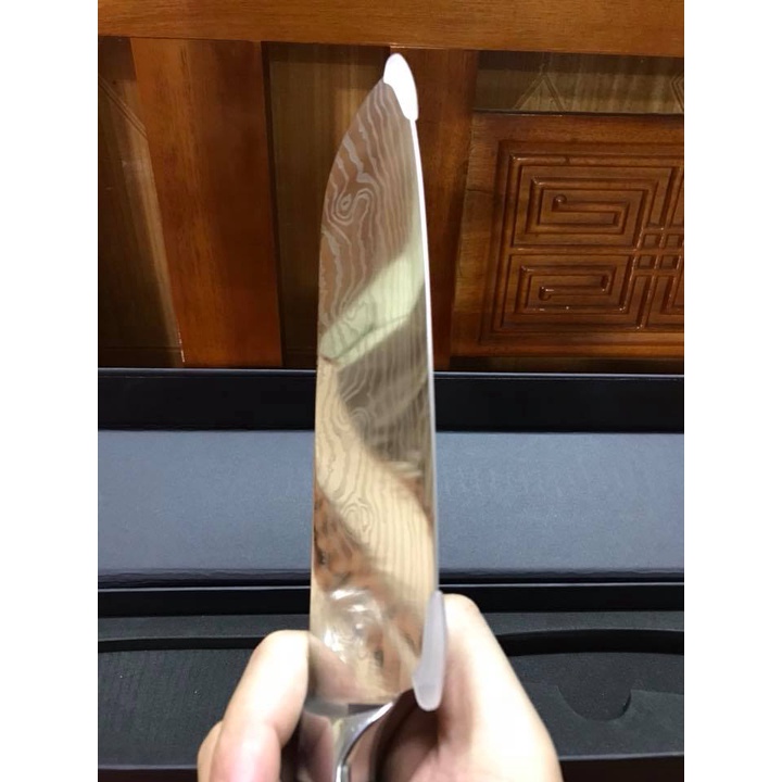 Dao thái Puma vân damascus laser - Đứ