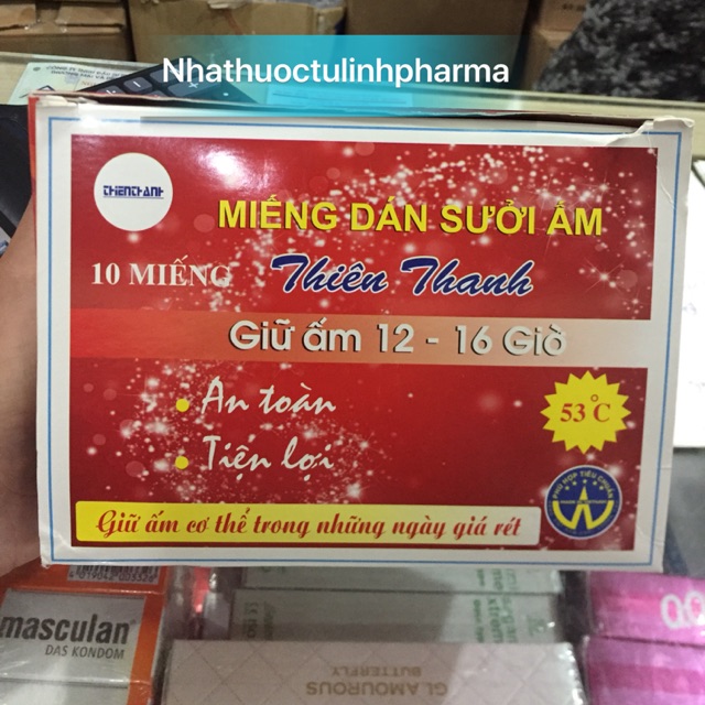 Miếng dán sưởi ấm Thiên Thanh