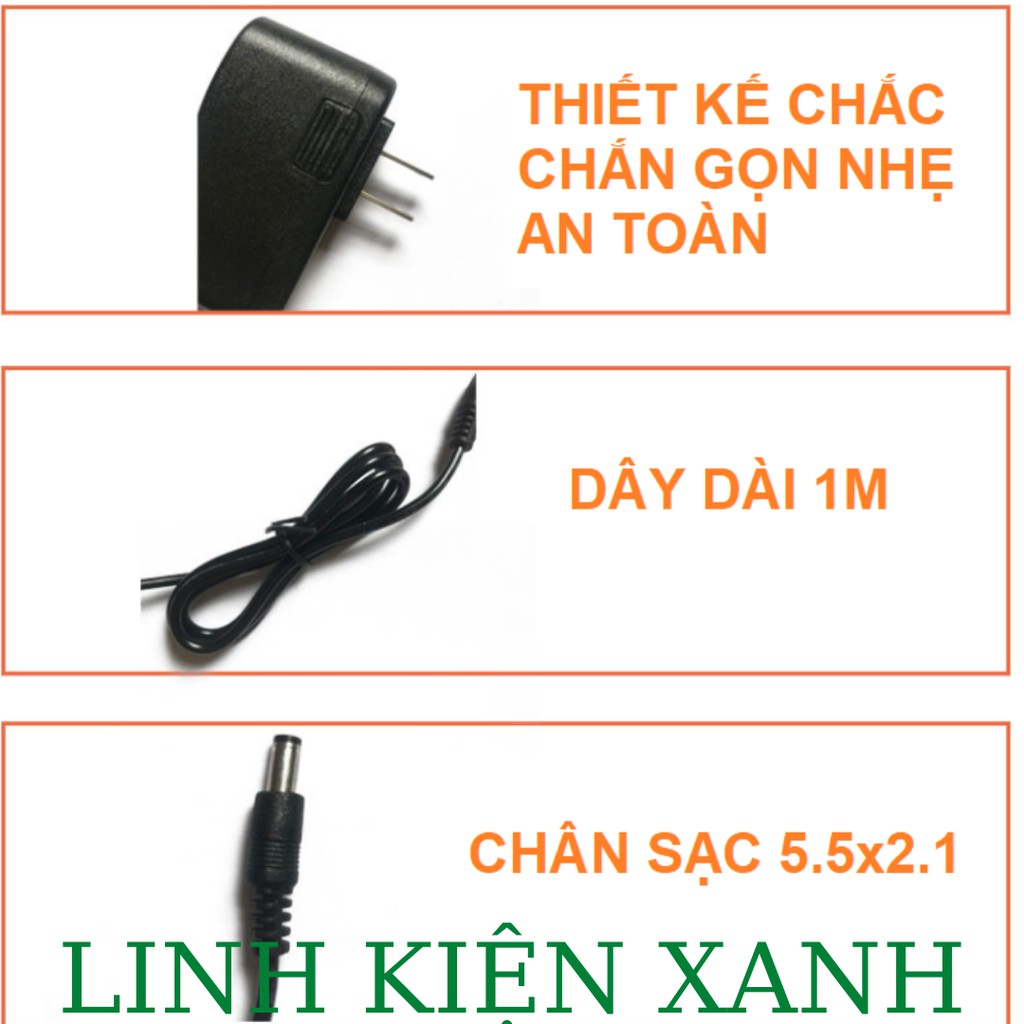 Sạc 1s 4.2v 500 mAh, có đèn báo đầy, chuyên sạc pin Li-ion 3.7v.