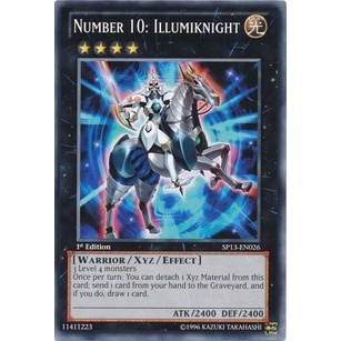 Thẻ bài Yugioh - TCG - Number 10: Illumiknight / SP13-EN026'