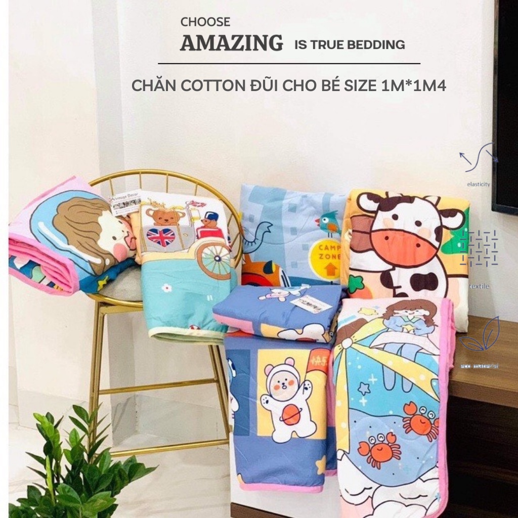 Chăn đũi 5D cá nhân cho bé 1m-1m4 các mẫu mới 2021 ( tiện lợi mang đi học)