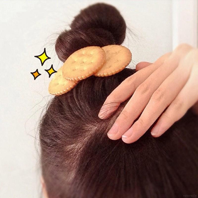 Kẹp tóc hình bánh quy đáng yêu cho bé gái