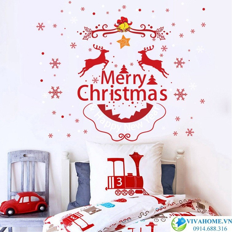[GIÁ CỰC SỐC] Decal Dán Tường MERRY CHRISTMAS