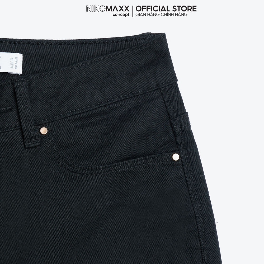 Ninomaxx Quần Kaki jean Basic Nữ dài dáng ôm 1609165