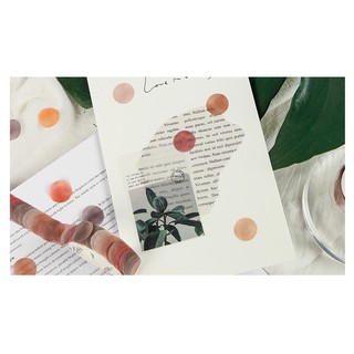 Cuộn sticker Dot nhiều màu sắc