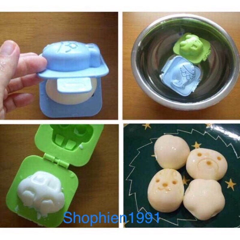 SET 4 Khuôn Tạo Hình Cơm , Trứng ,Làm Bánh Cho Bé Ăn Dặm Ngon Miệng