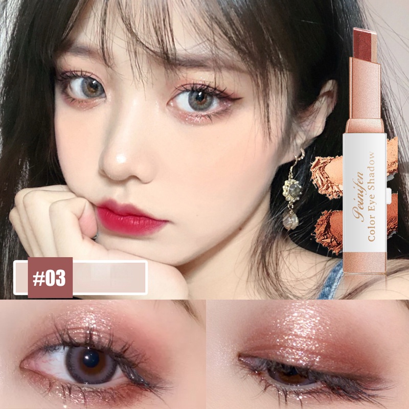 Phấn Mắt Dạng Thỏi 2 Trong 1 Màu Sắc Gradient Chống Nước Dễ Sử Dụng