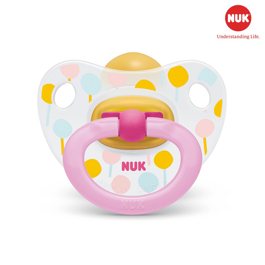 [CÓ BÁN LẺ] Bộ 2 Ti Giả NUK Happykids Cho Bé Sơ Sinh 0-6M 6-18M