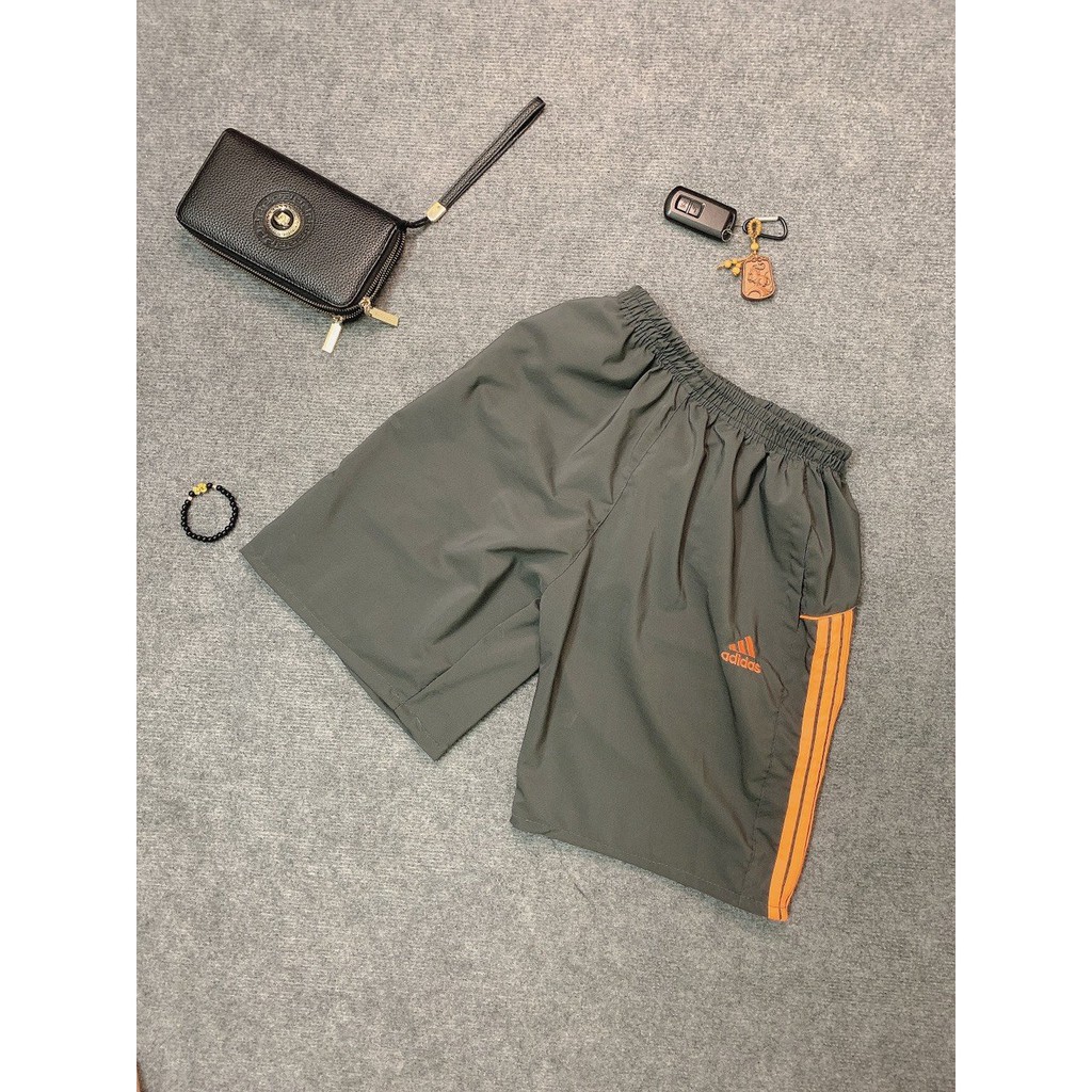 Combo 5 Quần short thể thao chất thun co giãn 4 chiều có kẻ 3 sọc (Quần Đen Sọc Màu Ngẫu Nhiên)- QN296