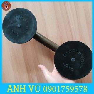 Hít kính, hút gạch cầm tay 2 chấu
