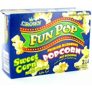 Bắp nổ crown fun pop vị ngọt 297g