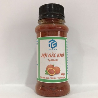 Bột Gấc Khô Nguyên Chất Hũ 40g Dùng Nấu Xôi, Làm Bánh Tạo Màu Đẹp