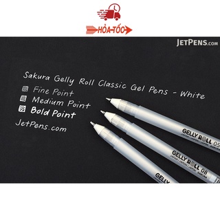 Full Bộ bút trắng gelly roll (3 size 05-08-10)