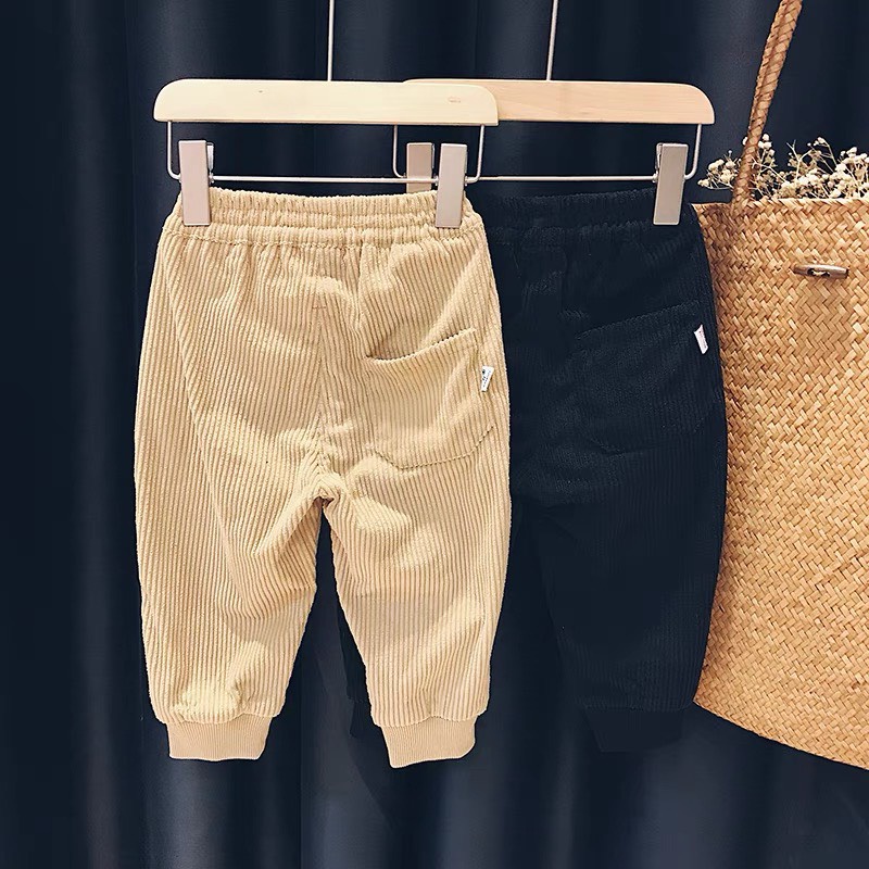 Quần Dài Cho Bé Chất Nhung Cao Cấp Thêu Chú Chó Snoopy Siêu Xinh Cho Bé Từ 6-27 kg Moobaby Shop