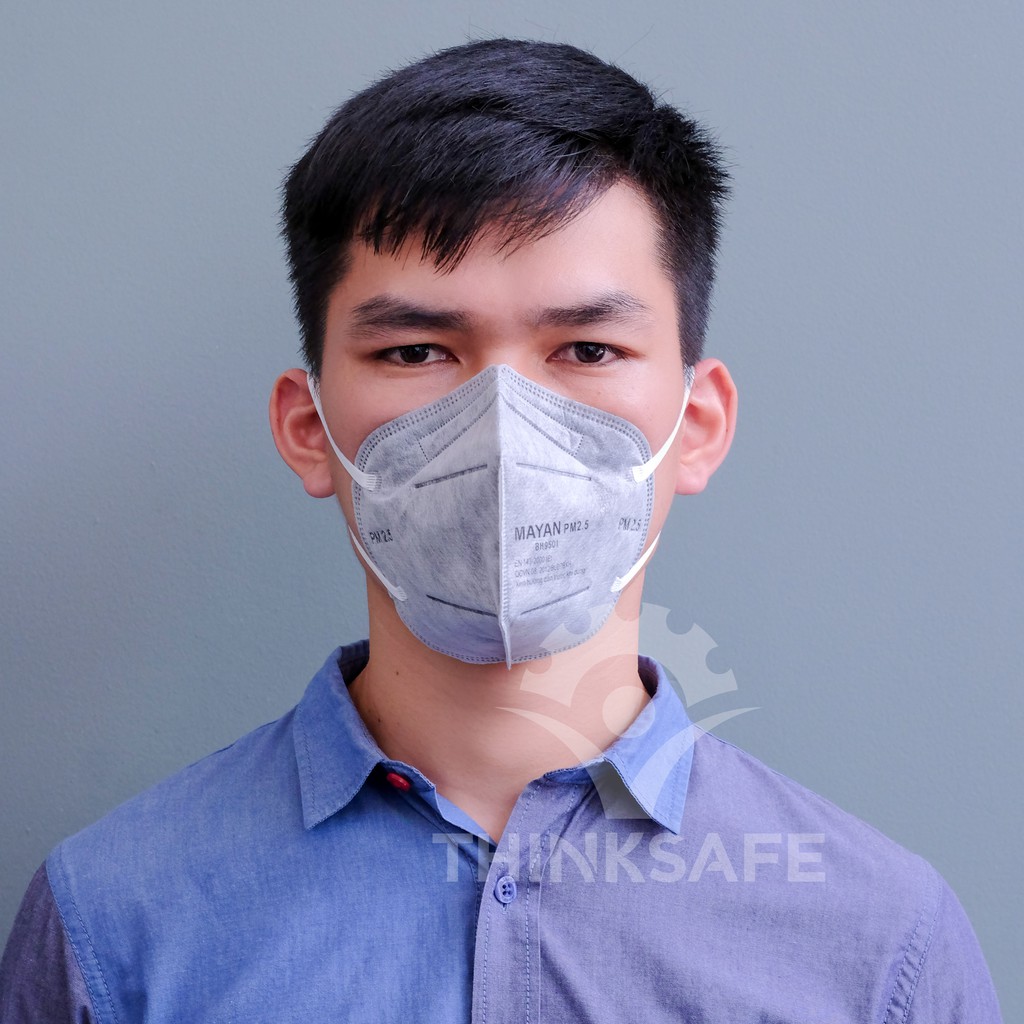 Khẩu trang Mayan BH9501 N95- Chống bụi, Ngăn Vi Khuẩn 99%, Lọc Bụi 95% PM2.5, phòng dịch Túi 2 cái - Bảo Hộ Thinksafe