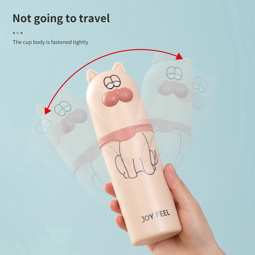 Hộp Đựng Cốc Nước Có Nắp Thiết Kế Dễ Thương Tiện Dụng Mang Đi Du Lịch
