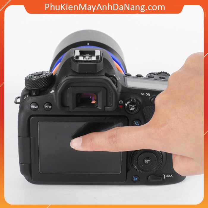 Miếng dán cường lực màn hình máy ảnh LCD Canon 6D 70D 77D 800D 40D 50D 60D 90D loại mới