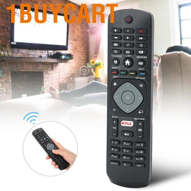 Điều khiển từ xa thay thế cho TV Philips Hof16H303Gpd24 Smart Netflix 398gr08b