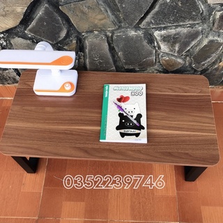 Bàn làm việc, bàn học, bàn ăn gấp gọn {GIÁ TẠI XƯỞNG} chân sắt ngồi bệt gỗ MDF (50*80 cao 32cm)