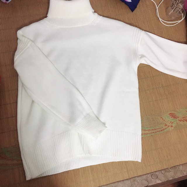 áo len ulzzang cao cổ dày cổ lọ gấp áo len nữ đẹp dáng rộng tay dài hồng xanh trắng đen đỏ kiểu hàn quốc | BigBuy360 - bigbuy360.vn