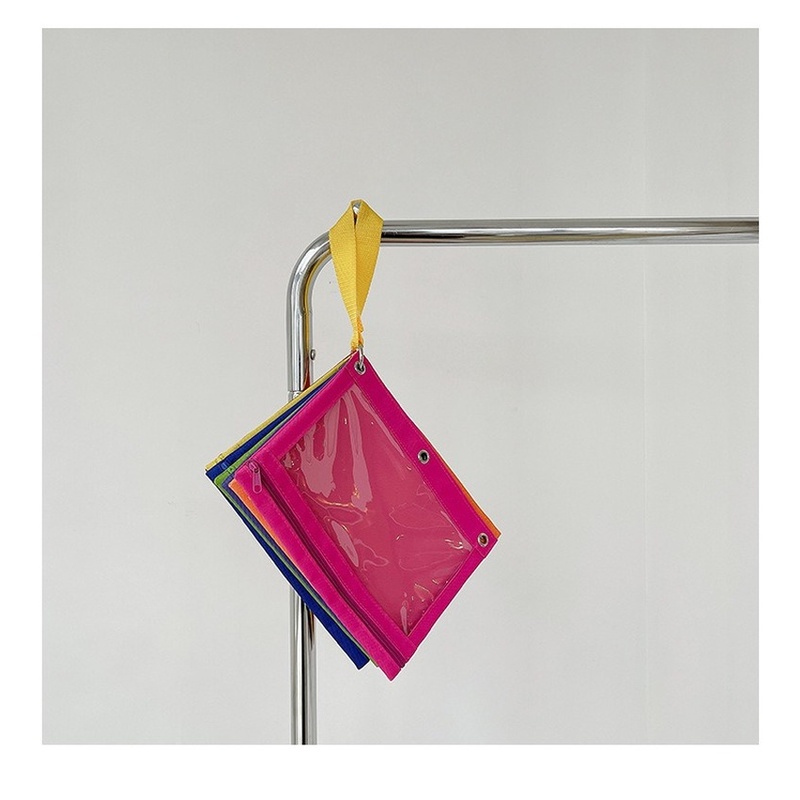 Túi Đựng Mỹ Phẩm Sức Chứa Lớn Bảy Màu Sắc Cầu Vồng Thời Trang