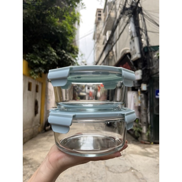 Hộp thuỷ tinh tròn 950ml chịu nhiệt