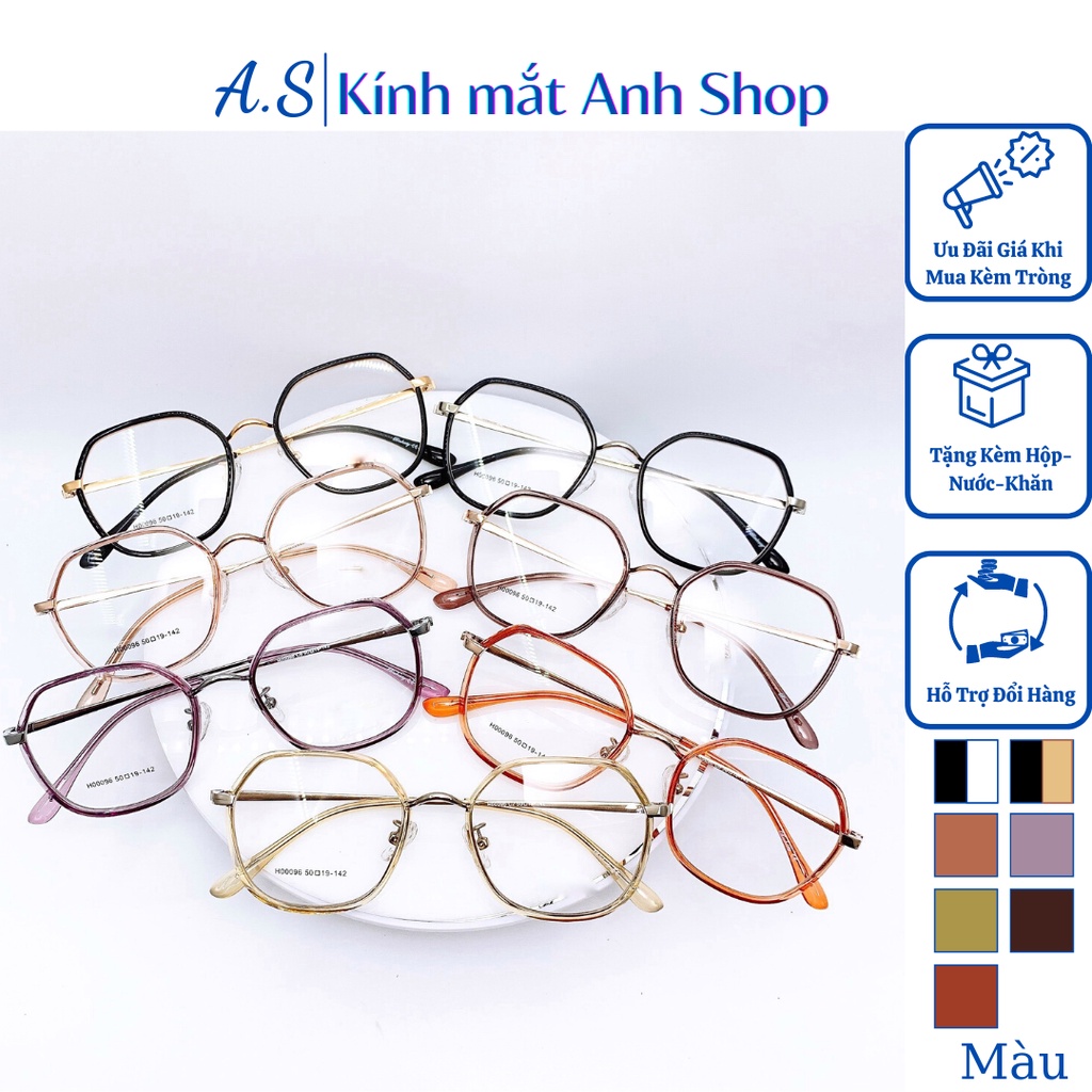 Kính lục giá nam nữ chất liệu kim loại thời trang cao cấp bền dày dặn 00096