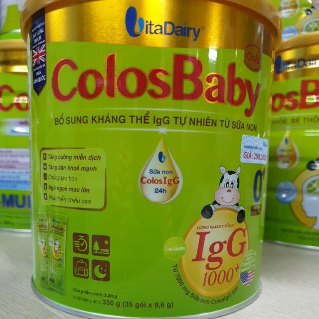 Sữa bột ColosBaby Gold 0+ Dạng Gói Tiện Lợi giá lẻ 1 gói