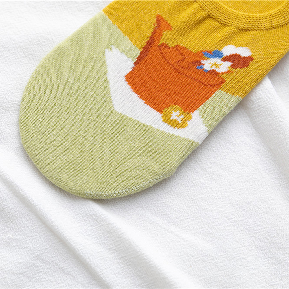 Tất Cotton Hoạ Tiết Mèo Đáng Yêu Cho Nữ