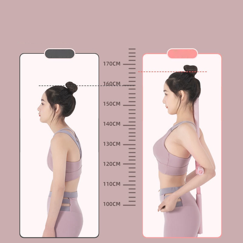 Thanh Tập Chống Gù Lưng, Gậy Tập Yoga Chống Gù Lưng Bằng Thép Không Gỉ - có thể điều chỉnh Nitrogen071