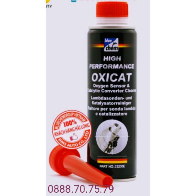 Bluechem- Oxicat Vệ sinh cảm biến oxy ô tô, ngăn ngữa báo lỗi động cơ