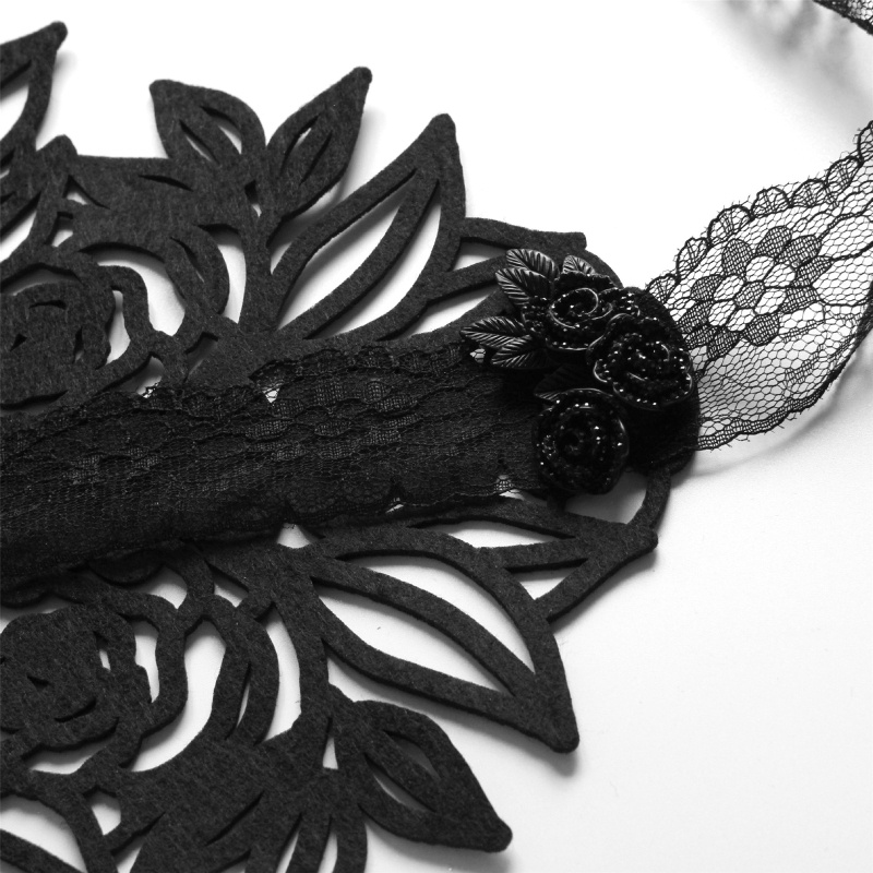 Băng Đô Cài Tóc Hóa Trang Phù Thủy Phong Cách Gothic