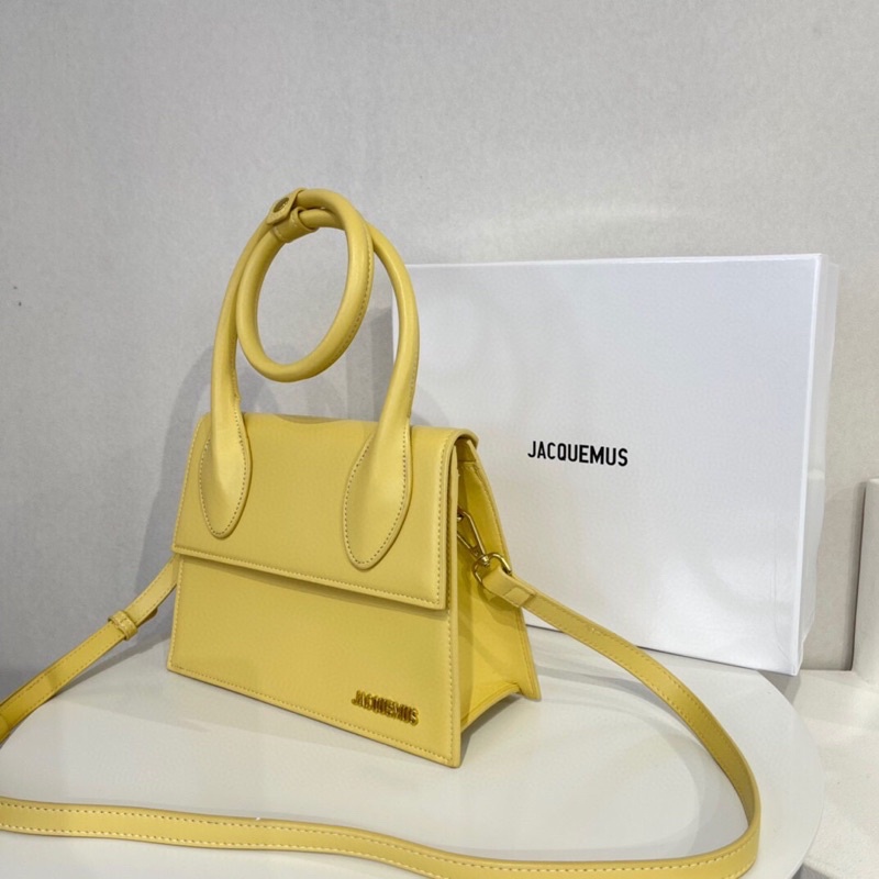 Túi xách jacquemus quai xoắn sz 25 hàng super
