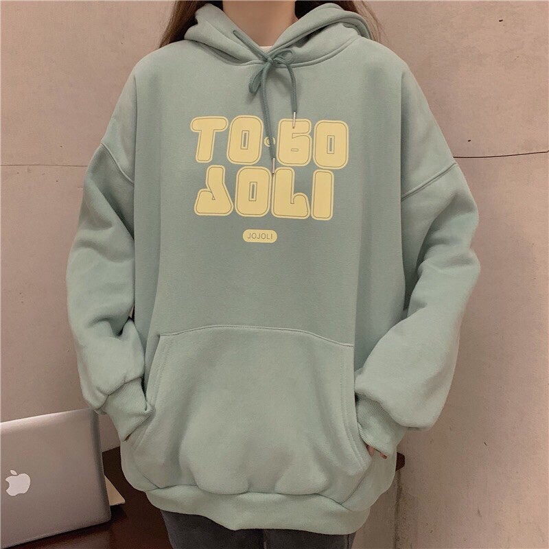 Áo hoodie vải nỉ lót bông dày dặn in Joli | BigBuy360 - bigbuy360.vn