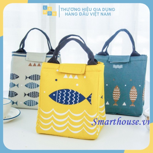 Túi Giữ Nhiệt Đựng Đồ Kiểu Nhật Có Kéo Khóa 2394 Lamon Store