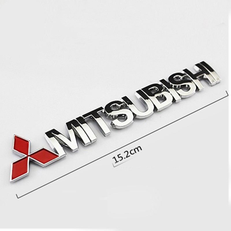 Miếng dán huy hiệu Mitsubishi cho ô tô