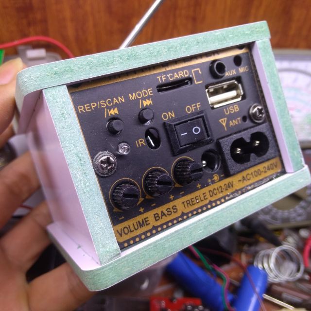 Combo Bộ Bán Hàng Rong gồm 01 Âm Ly 12V + 01 Loa Nén 10W