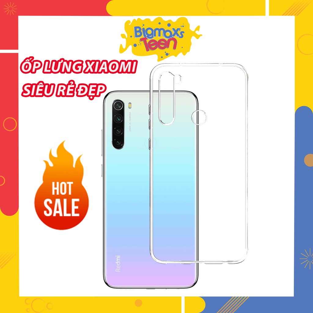 Ốp lưng xiaomi dẻo trong suốt cho redmi note 10 /note 8/ note 8 pro/note 9s/note 9/ redmi 9A/ redmi 9/note 7/8/8A