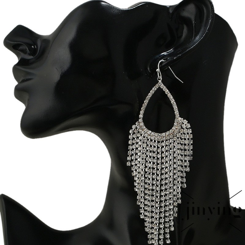 GETNOIVAS Bông tai kiểu hình học sang trọng phong cách âu mỹ cho nữ