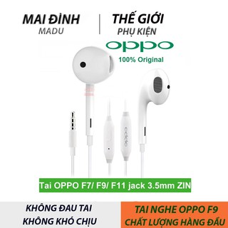 Tai nghe [madu] dành cho điện thoại OPPO F9 Zin máy - Bảo hành 1 đổi 1 - không zin Hoàn Tiền