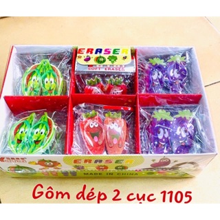 Gôm tẩy đôi dép