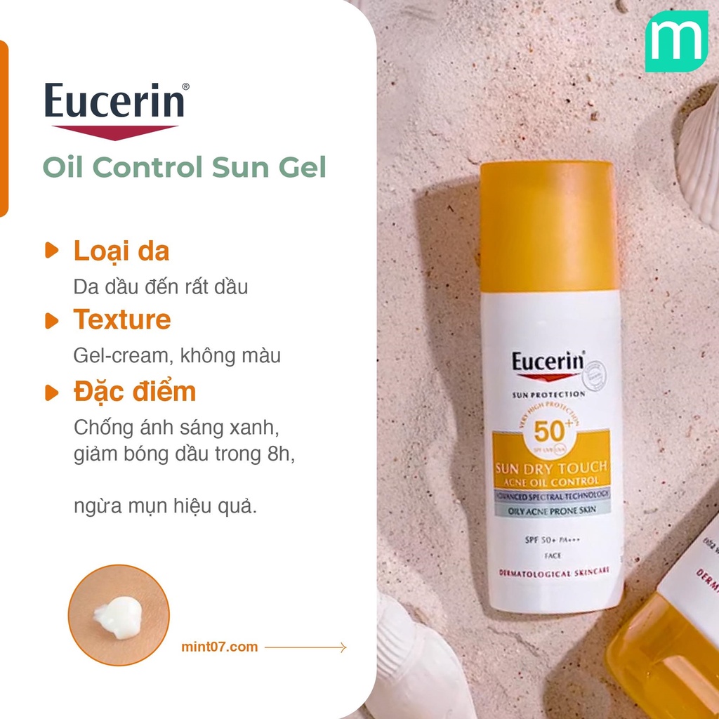 Kem Chống Nắng Eucerin Oil Control Sun Gel SPF50