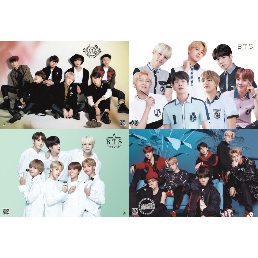 Poster a3 BTS, V, JK, SUGA, JIN,JIMIN