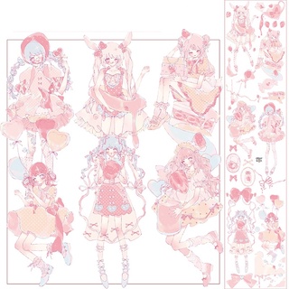 Washi tape Cô gái đáng yêu