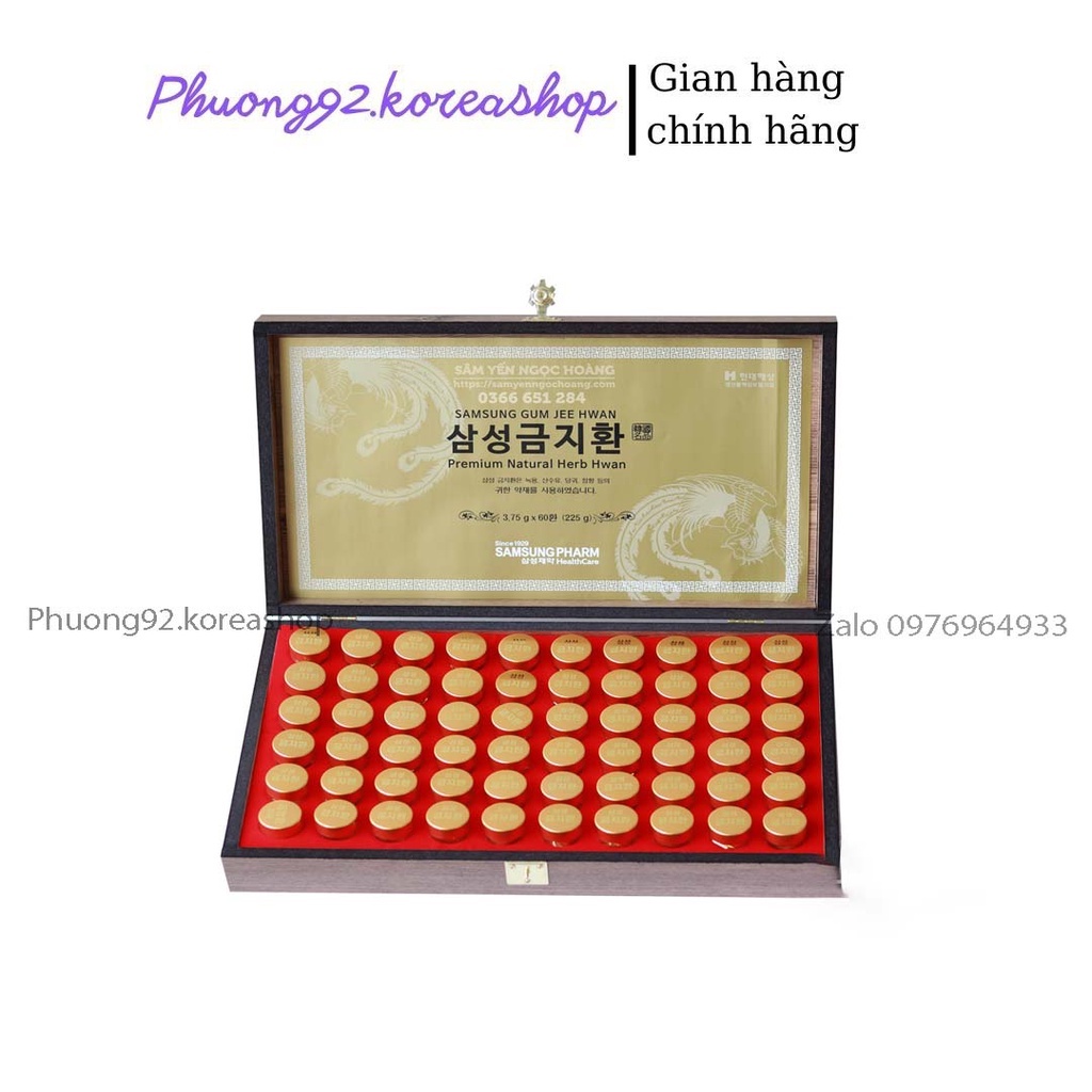 (Hàng chuẩn) An Cung Ngưu Hoàng Hoàn Samsung Hàn Quốc, Giúp Bổ Não, Ngăn Ngừa Tai Biến, Đột Quỵ