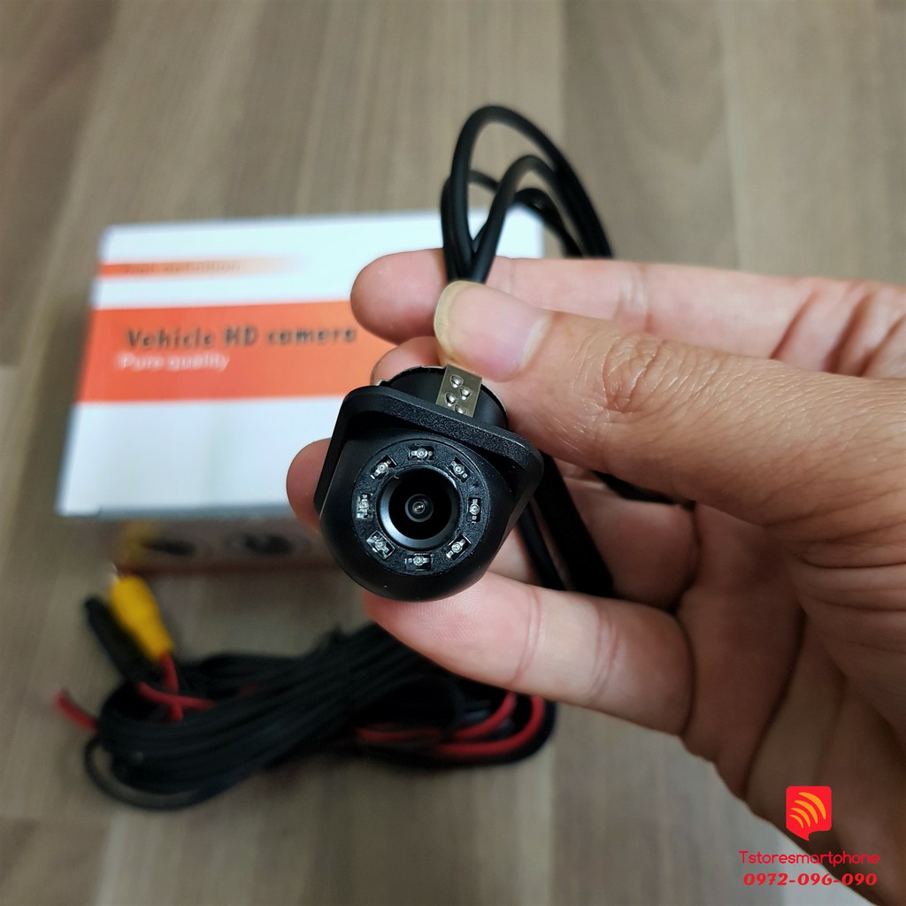 Camera lùi 8 LED, Hồng ngoại chống nước chất lượng cao cho ô tô