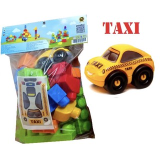 Xếp Hình Thông Minh 40 Chi Tiết Xe Taxi ( Xe cảnh Sát) - Hàng Việt Nam - VIJAGO