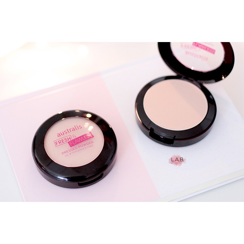 Phấn Phủ siêu mịn Australis Fresh & Flawless Pressed Powder
