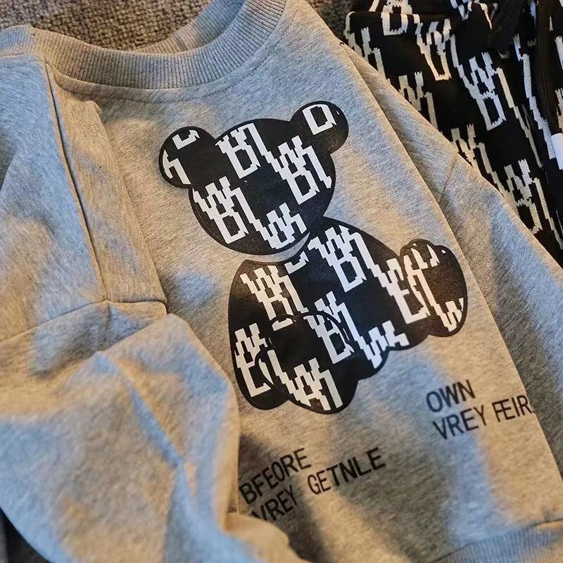 Bộ Quần Áo Sweater Dài Tay Thời Trang Xuân Thu 2021 Cho Bé